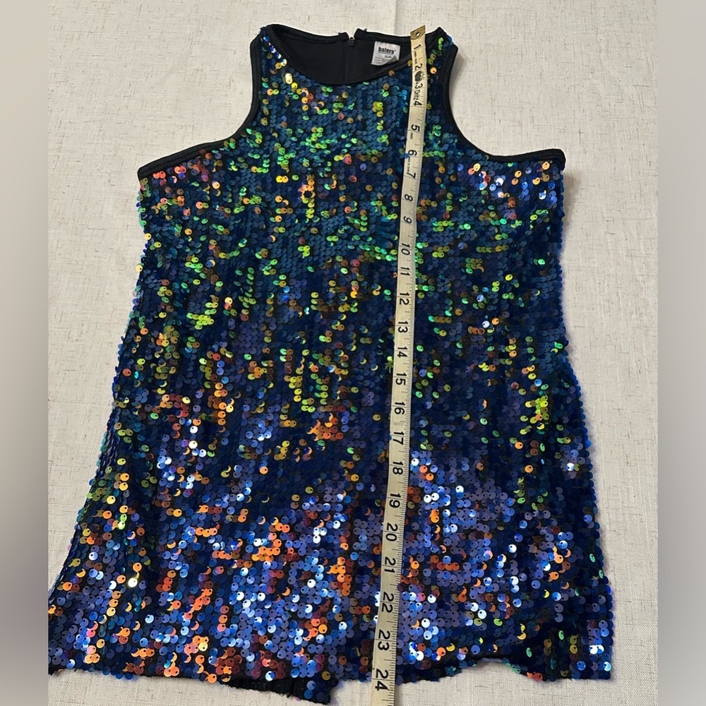 Balera Navy Sequin Tank Top - Picture 7 of 10